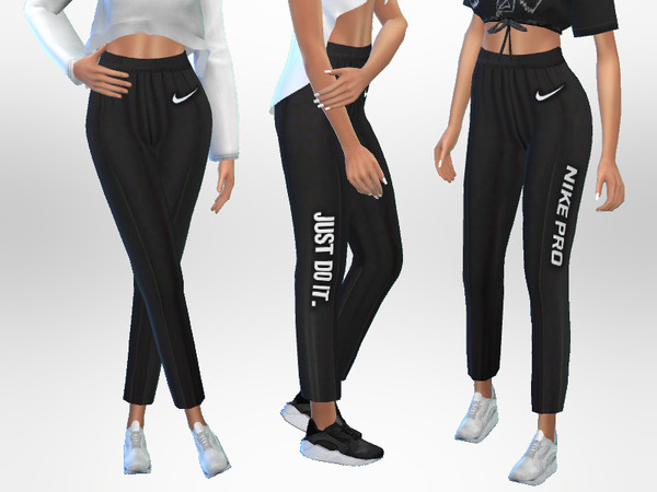 Sims 4 Sporty pants by Puresim at TSR