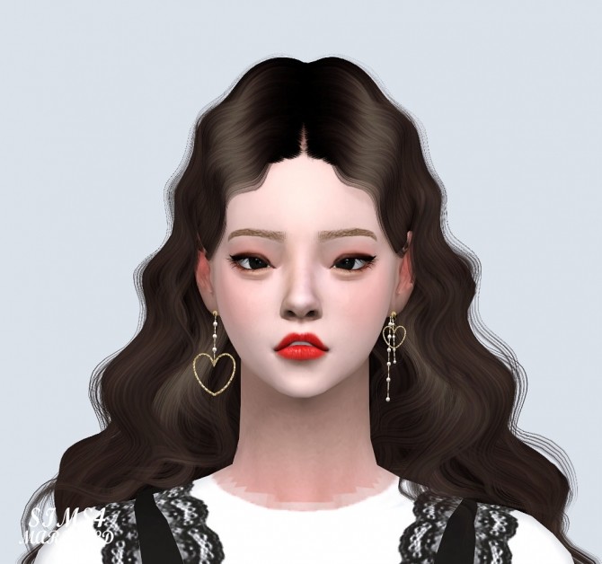Sims 4 Unbalance 2 Heart Earrings at Marigold
