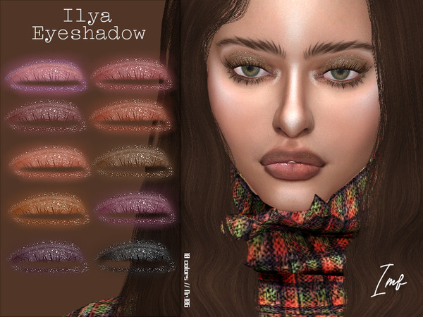 Sims 4 IMF Ilya Eyeshadow N.106 by IzzieMcFire at TSR