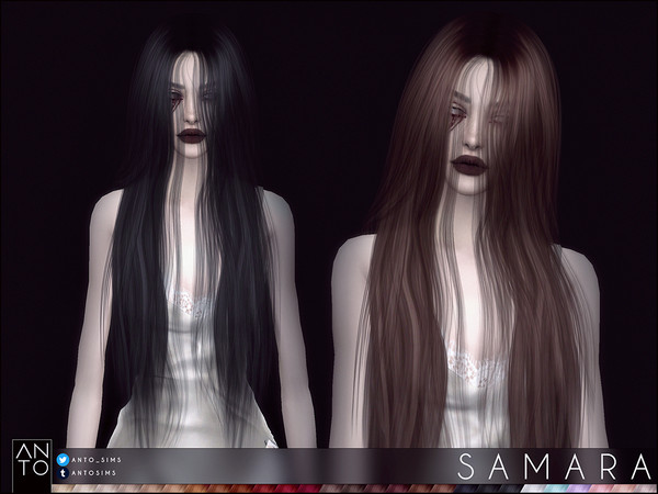 Sims 4 Samara Hairstyle by Anto at TSR