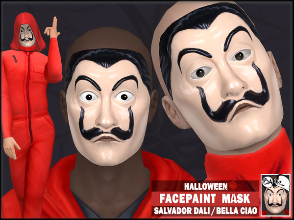Sims 4 Halloween mask by BAkalia at TSR