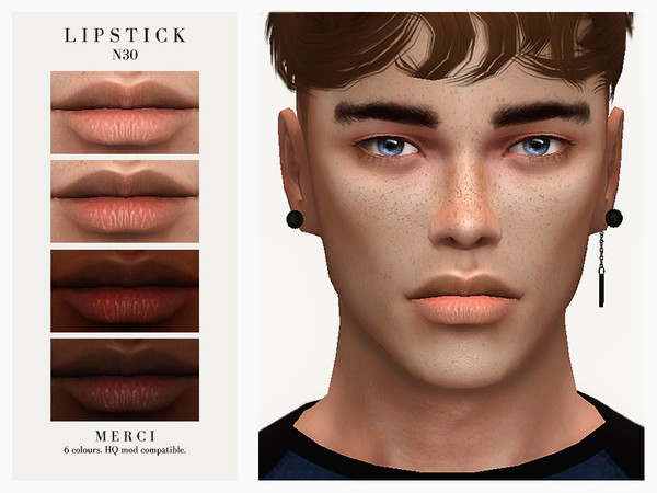 Sims 4 Lipstick N30 by Merci at TSR