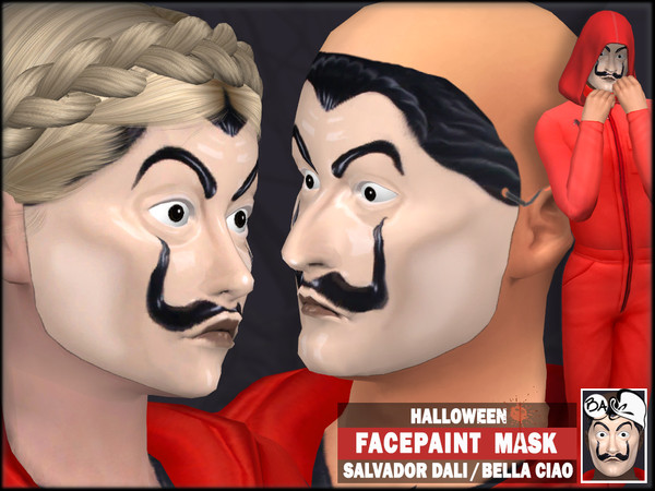 Sims 4 Halloween mask by BAkalia at TSR