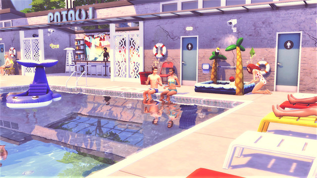 Sims 4 Newcrest Public Pool at Agathea k