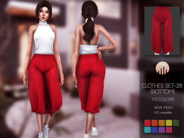 Sims 4 Clothes SET 28 (BOTTOM) BD114 by busra tr at TSR