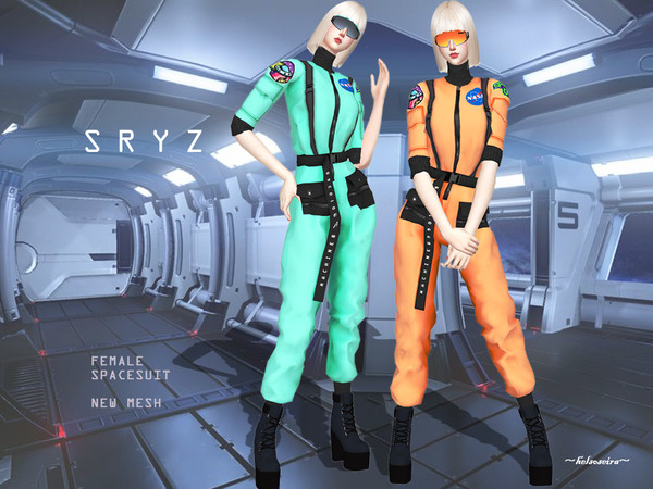 Sims 4 SRYZ Space Suit by Helsoseira at TSR