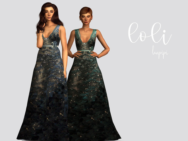 Sims 4 Loli Dress by laupipi at TSR