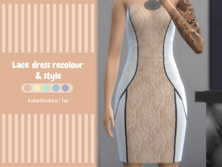 Modified base game dress lace by Katariinukka at TSR