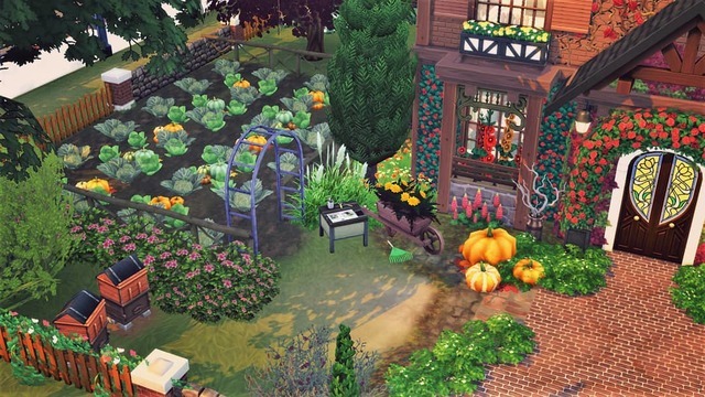 Sims 4 Mansion with Traditions at Agathea k