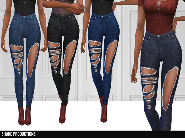 Sims 4 320 Jeans by ShakeProductions at TSR