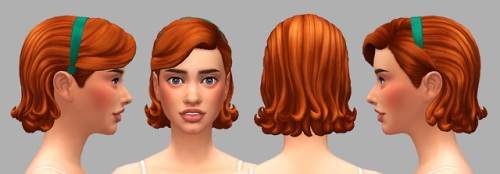 Sims 4 Samantha Hair at Saurus Sims