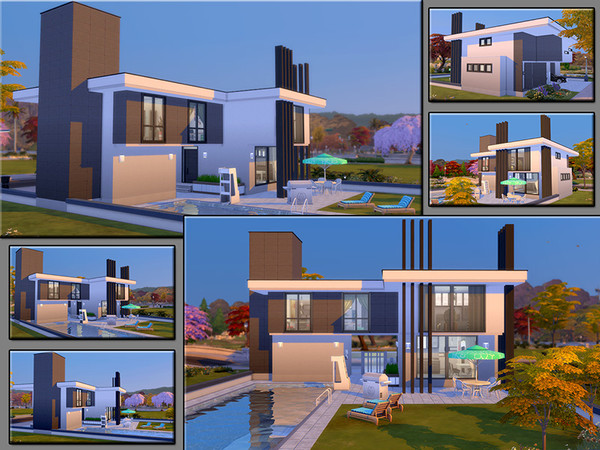 Sims 4 MB Future Investment modern family home by matomibotaki at TSR