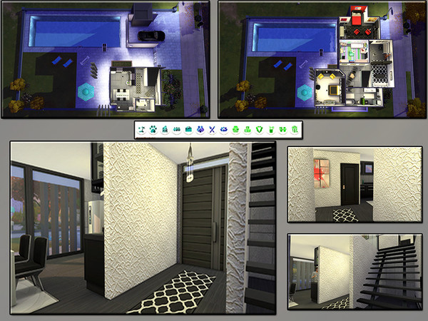 Sims 4 MB Future Investment modern family home by matomibotaki at TSR