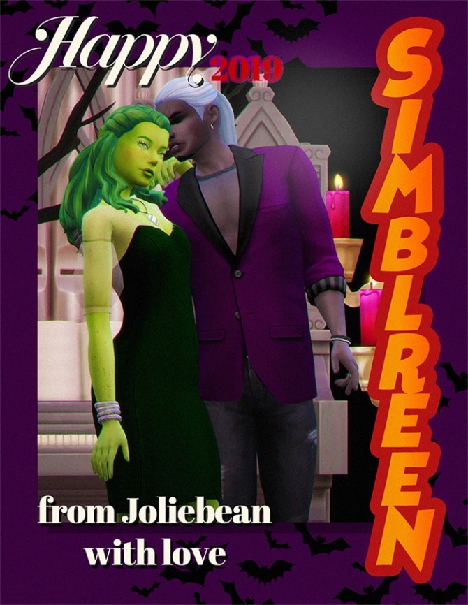 Sims 4 HAPPY SIMBLREEN set at Joliebean