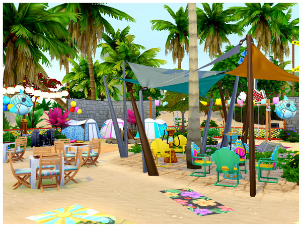 Sims 4 Summer Festival by Mini Simmer at TSR