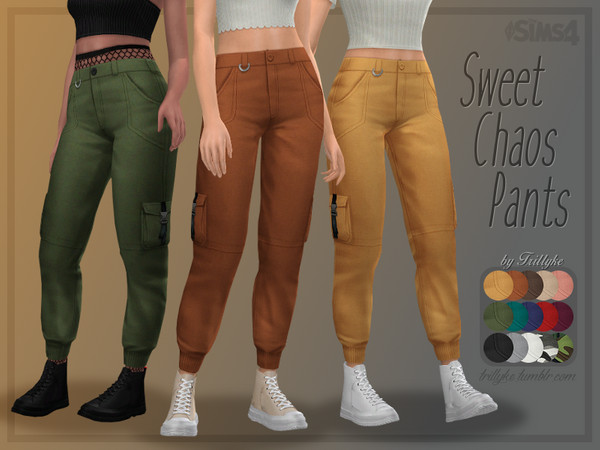 Sims 4 Sweet Chaos Pants by Trillyke at TSR