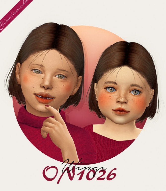 Sims 4 Wings ON1026 hair for kids and toddlers at Simiracle