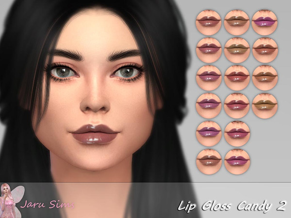 Sims 4 Lip Gloss Candy 2 by Jaru Sims at TSR