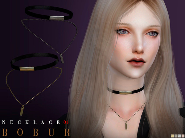 Sims 4 Necklace 01 by Bobur3 at TSR
