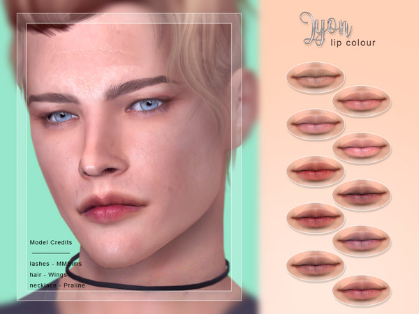 Sims 4 Lyon Lip Colour by Screaming Mustard at TSR
