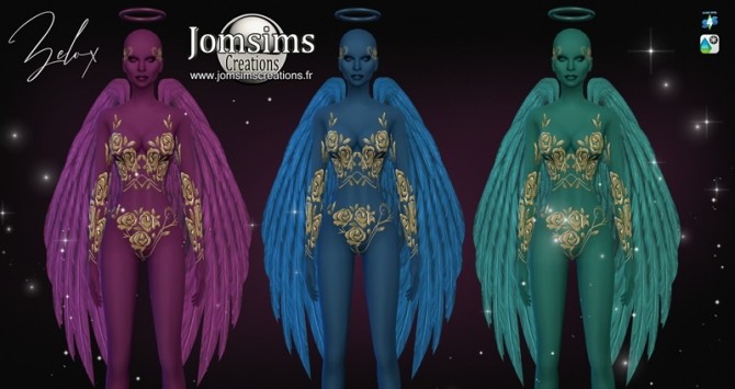 Sims 4 ZELOX costume at Jomsims Creations