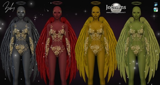 Sims 4 ZELOX costume at Jomsims Creations