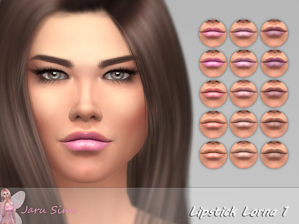 Sims 4 Lipstick Lorna 1 by Jaru Sims at TSR