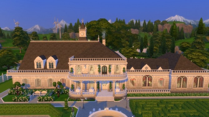 Sims 4 Royal palace No CC by Augustas at Mod The Sims