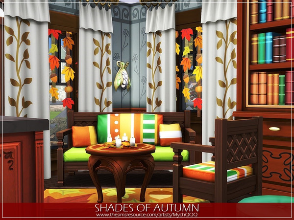 Sims 4 Shades Of Autumn house by MychQQQ at TSR