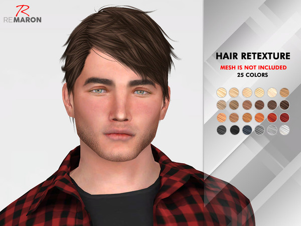 Sims 4 ON0928 Hair Retexture by remaron at TSR