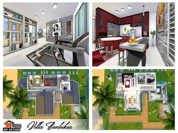 Sims 4 Villa Bunluksa by autaki at TSR