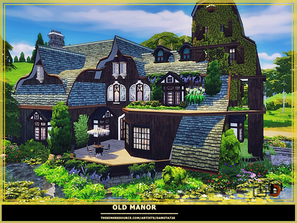 Sims 4 Old Manor by Danuta720 at TSR