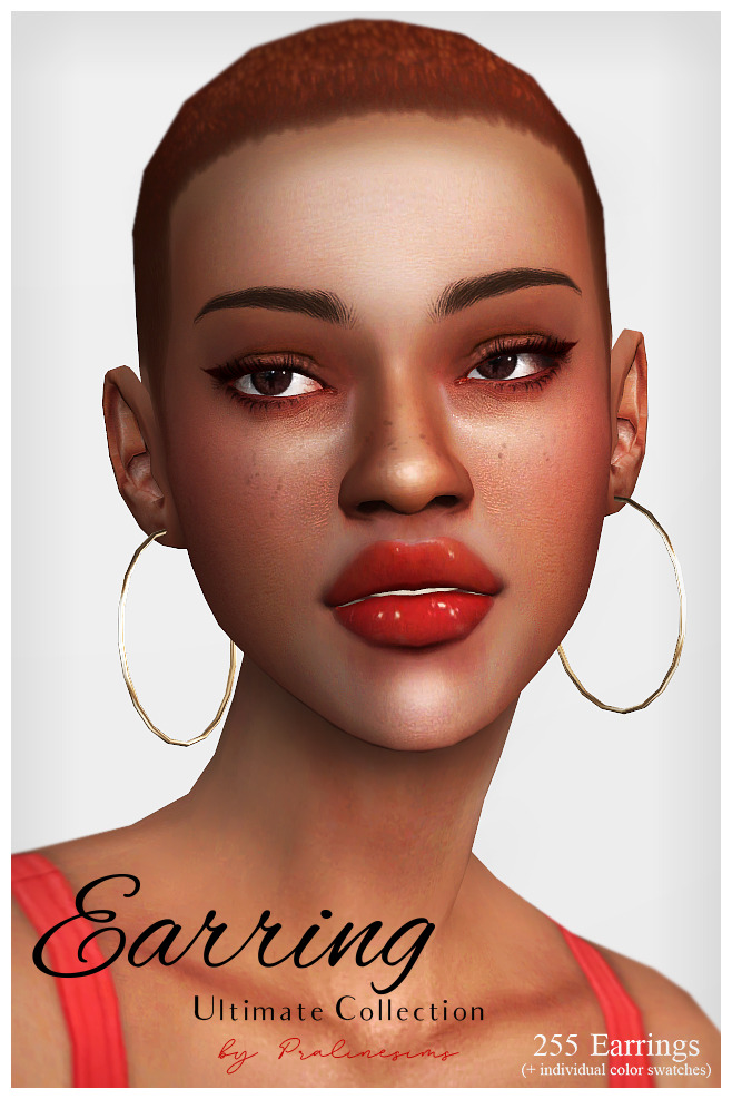 Sims 4 Ultimate collection 255 earrings at Praline Sims