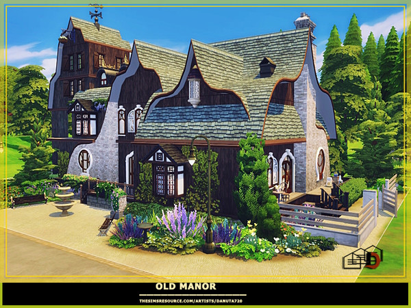 Sims 4 Old Manor by Danuta720 at TSR