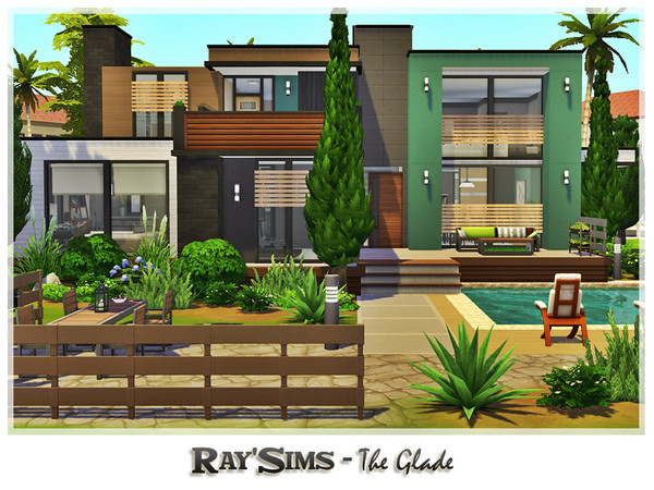 Sims 4 The Glade house by Ray Sims at TSR