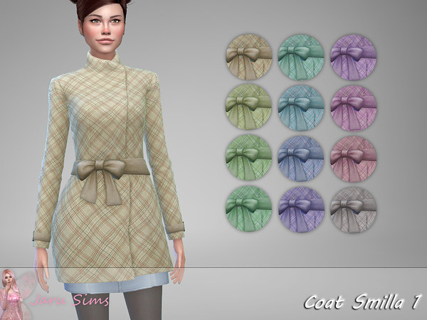 Sims 4 Coat Smilla 1 by Jaru Sims at TSR
