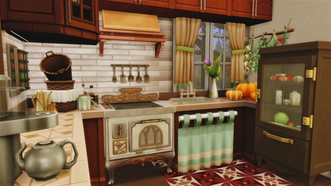 Autumn Nook house at Agathea-k » Sims 4 Updates