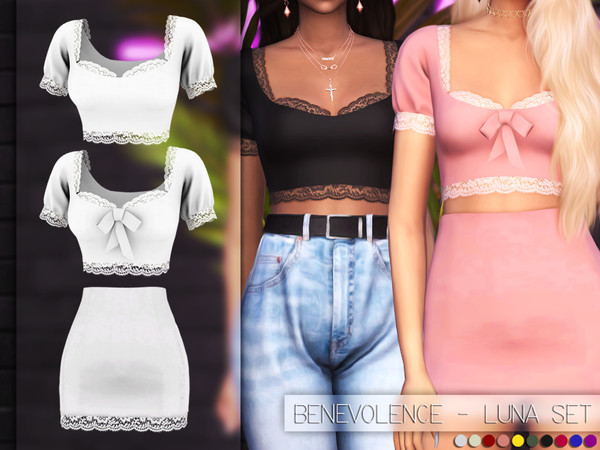 Sims 4 Luna Set by Benevolence at TSR