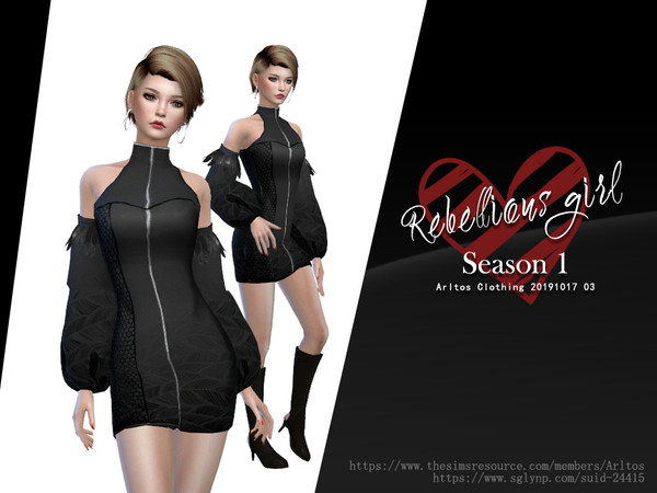 Sims 4 Rebellious girl Season 1 clothing 20191017 03 by Arltos at TSR