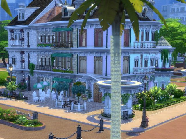 Sims 4 Newcrest Arcaden by Oldbox at All 4 Sims