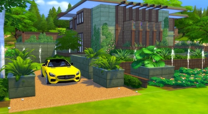 Sims 4 Prairie house for Cypress Terrace at Qube Design