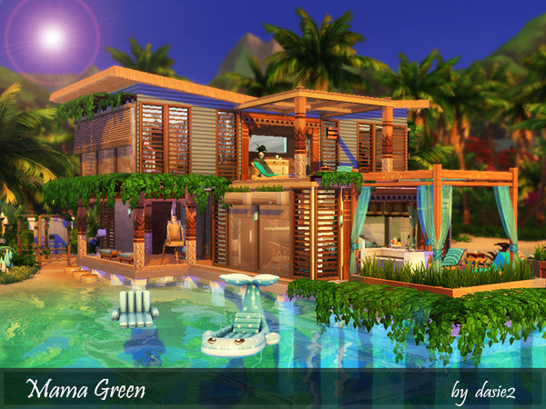 Sims 4 Mama Green house by dasie2 at TSR