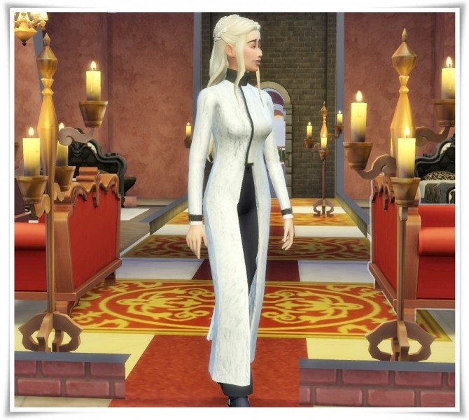 Sims 4 Fur & Leather Coat at Birksches Sims Blog