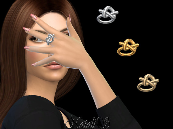 Sims 4 Knot ring by NataliS at TSR