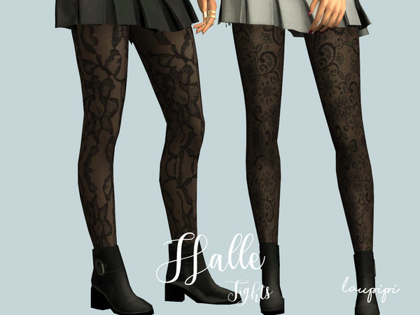 Sims 4 Halle Tights by laupipi at TSR