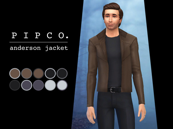 Sims 4 Anderson jacket by Pipco at TSR
