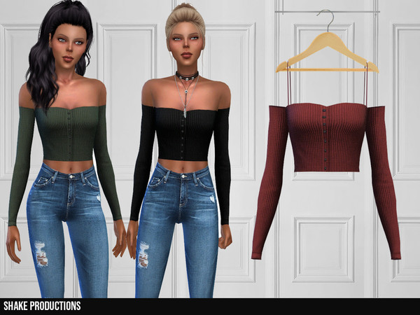 Sims 4 325 Top by ShakeProductions at TSR