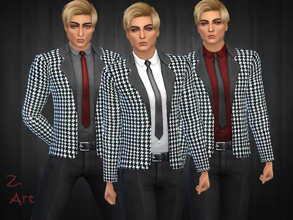 Sims 4 Smart Fashion 09 blazer by Zuckerschnute20 at TSR