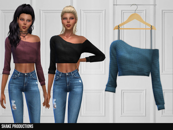 Sims 4 326 Blouse by ShakeProductions at TSR