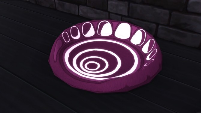 Sims 4 Glowing Magic Pet Bed by Serinion at Mod The Sims